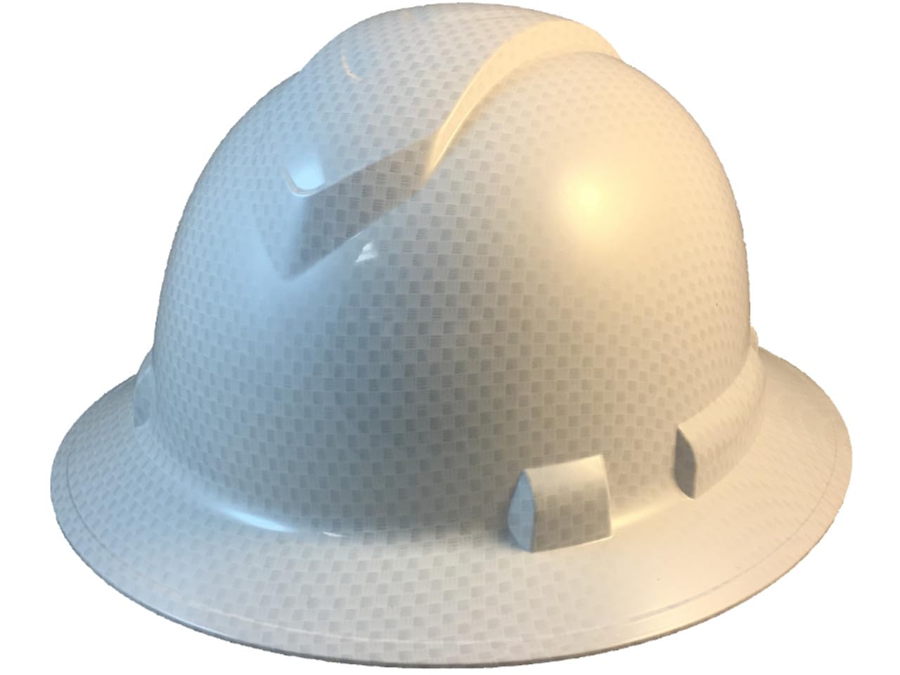 Texas America Safety Company Full Brim Ridgeline Hard Hat with 6 Point Knob Adjustment and Tote