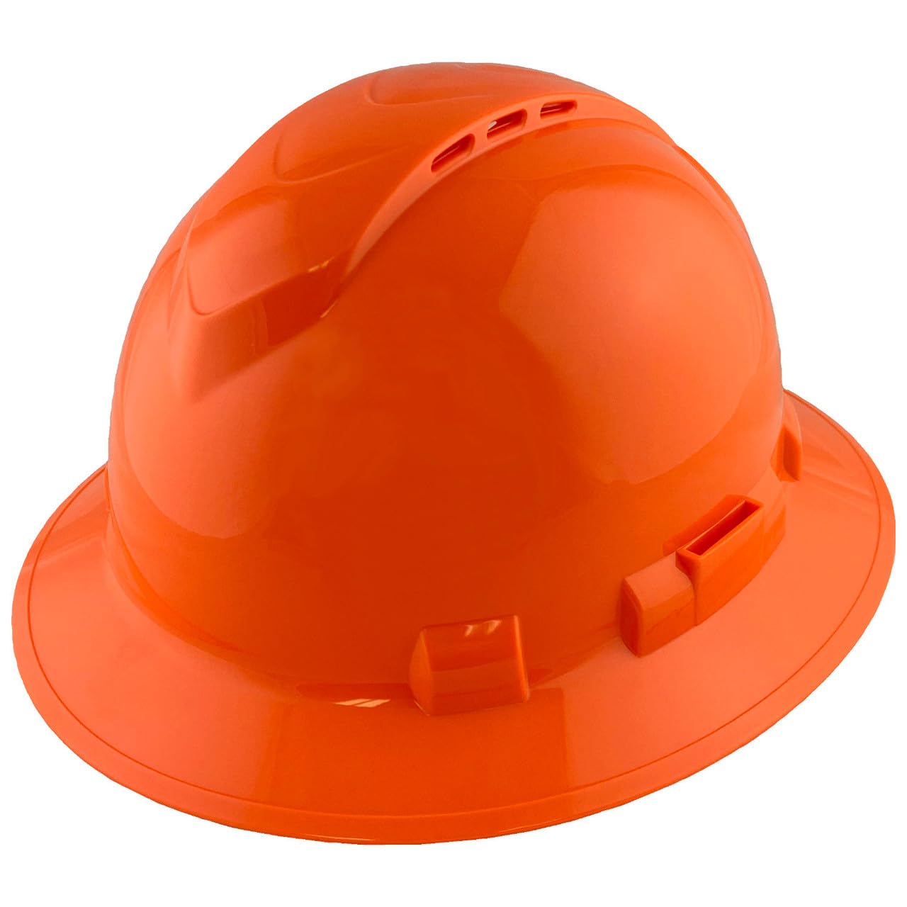 Texas America Safety Company Full Brim Ridgeline Hard Hat with 6 Point Knob Adjustment and Tote