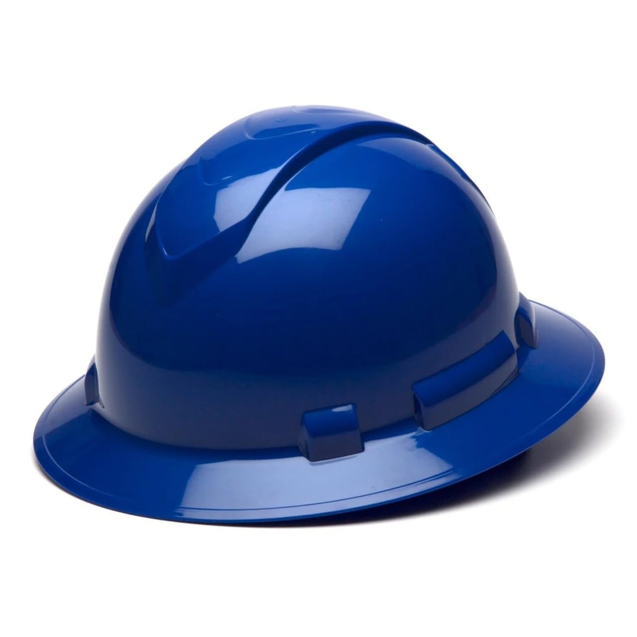 Texas America Safety Company Full Brim Ridgeline Hard Hat with 6 Point Knob Adjustment and Tote