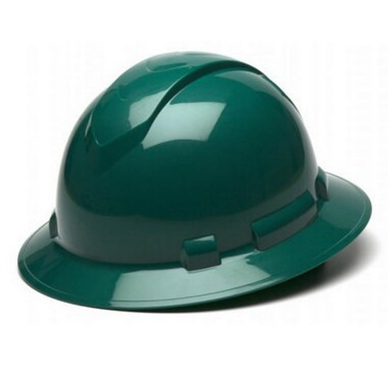 Texas America Safety Company Full Brim Ridgeline Hard Hat with 6 Point Knob Adjustment and Tote