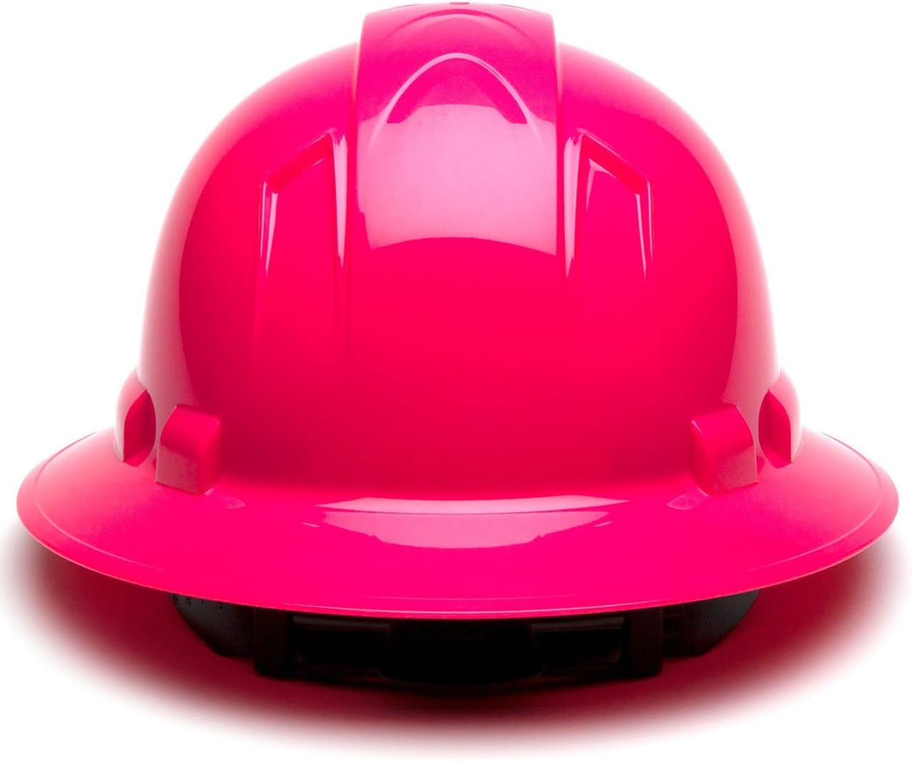 Texas America Safety Company Full Brim Ridgeline Hard Hat with 6 Point Knob Adjustment and Tote