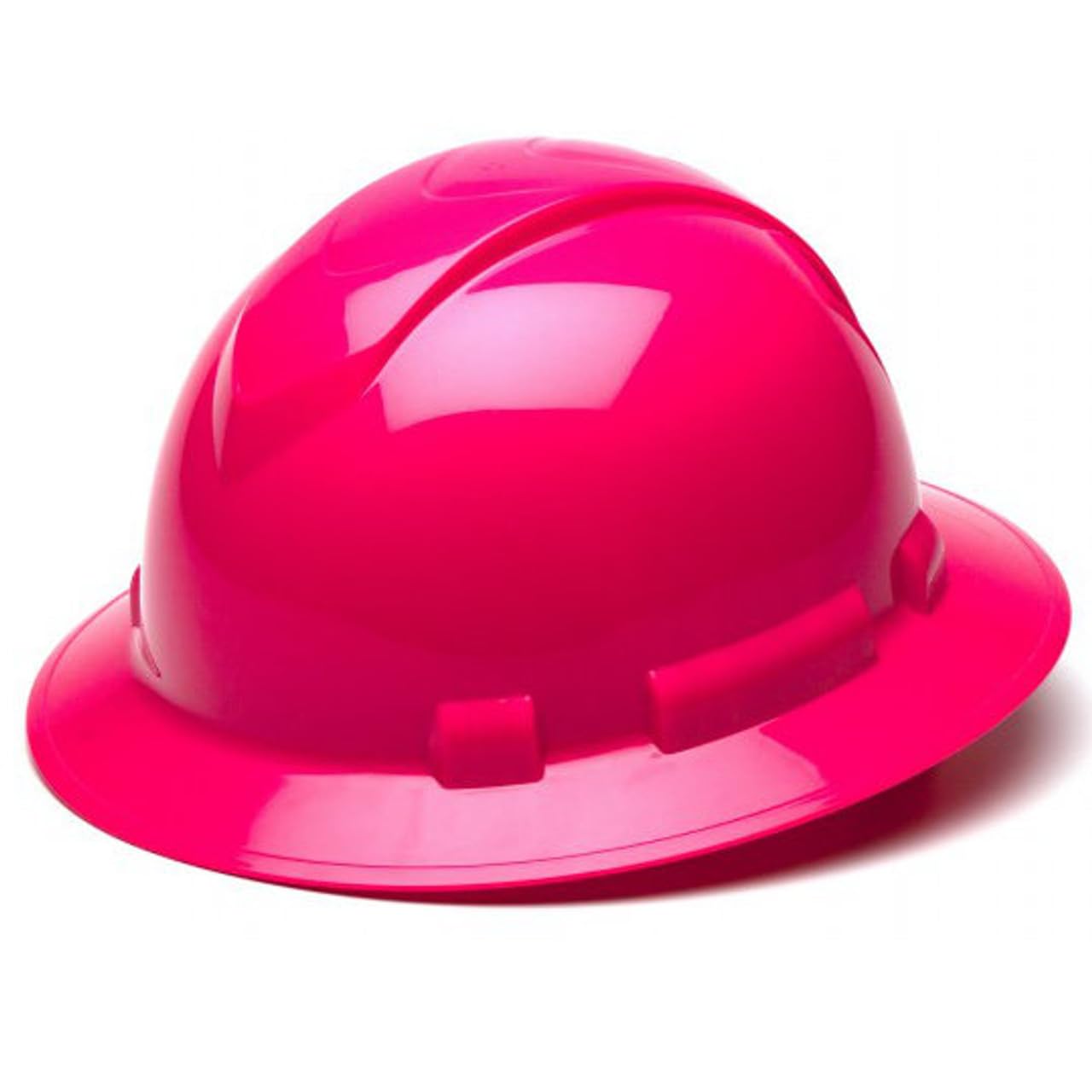 Texas America Safety Company Full Brim Ridgeline Hard Hat with 6 Point Knob Adjustment and Tote