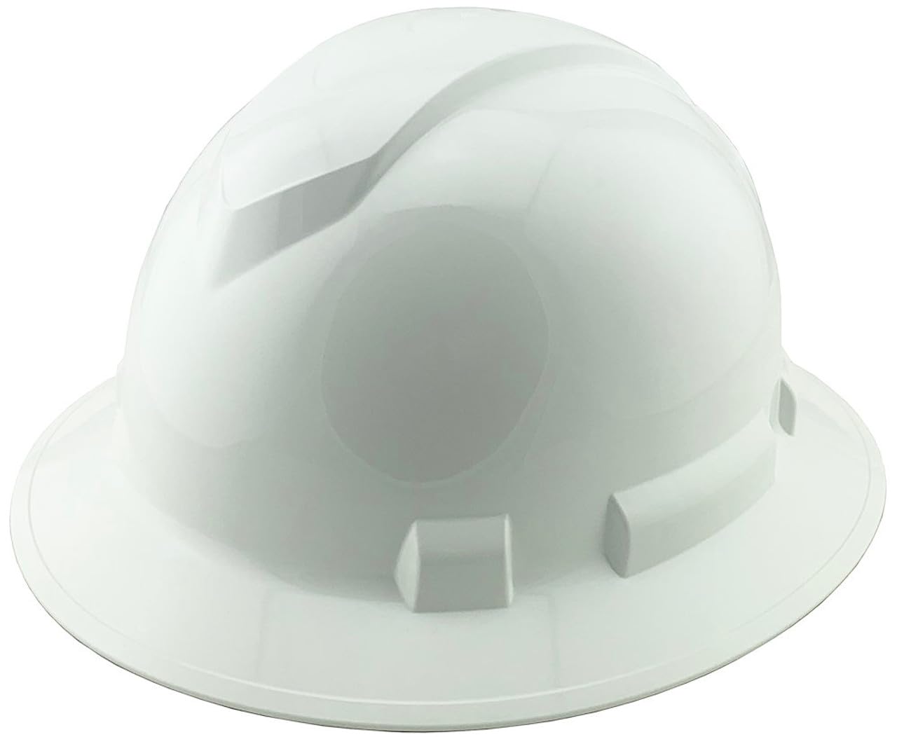 Texas America Safety Company Full Brim Ridgeline Hard Hat with 6 Point Knob Adjustment and Tote