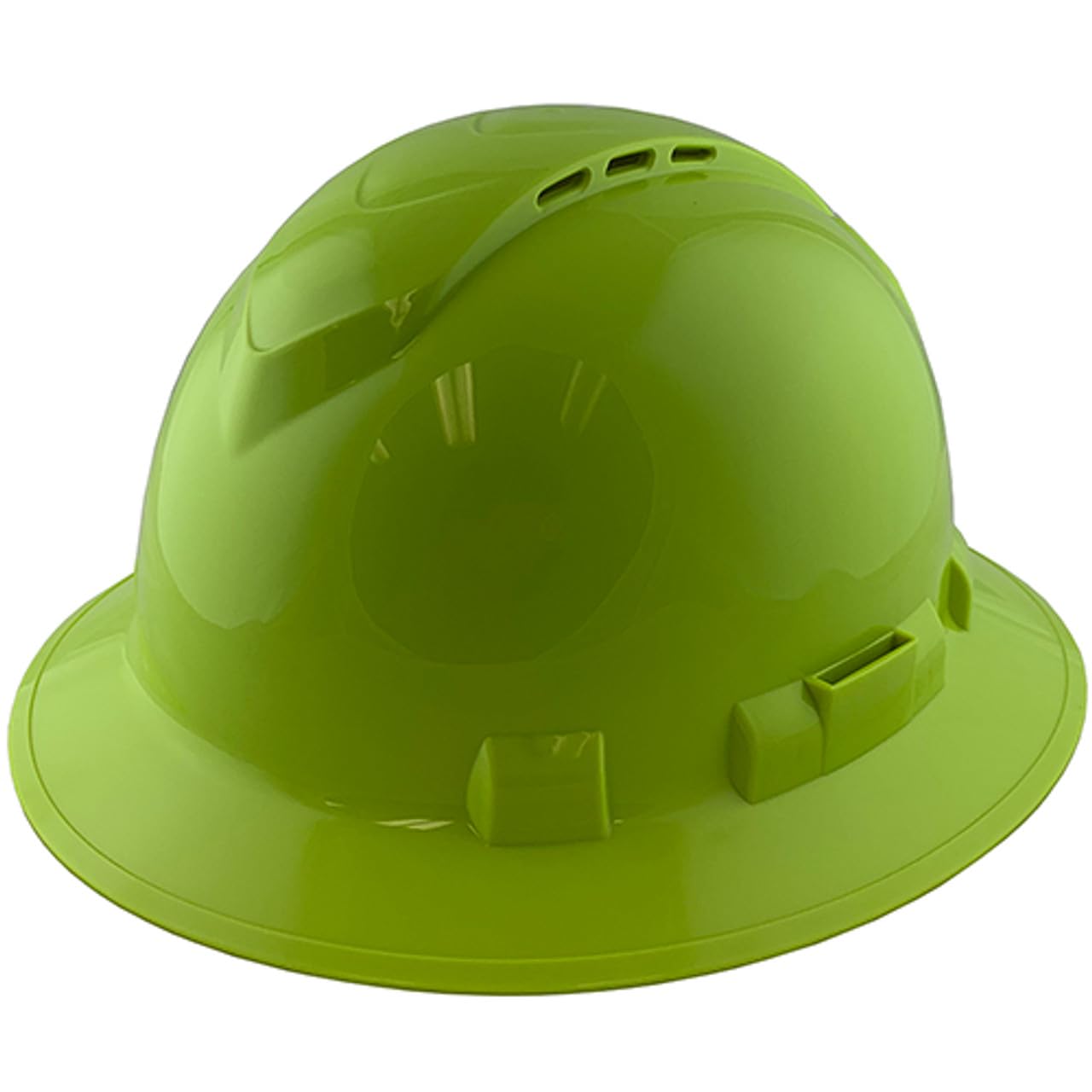 Texas America Safety Company Full Brim Ridgeline Hard Hat with 6 Point Knob Adjustment and Tote