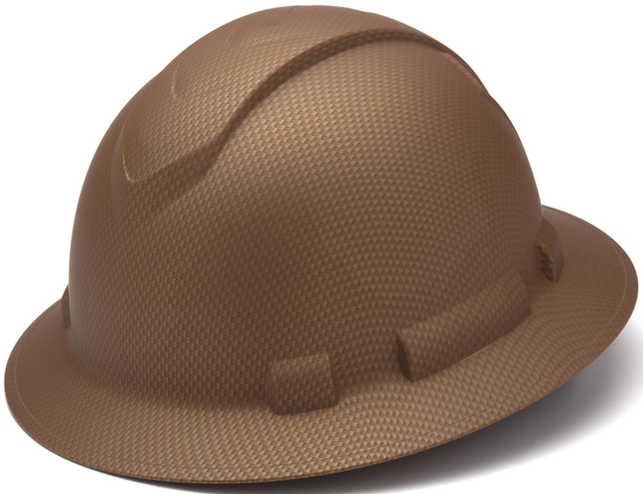 Texas America Safety Company Full Brim Ridgeline Hard Hat with 6 Point Knob Adjustment and Tote