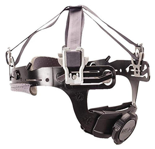 MSA 10126693 Fas-Trac III Replacement Suspension - 4-Point Attachment, Size: Large, Skullgard Helmet Accessory, Cap-Style Hard Hat Suspension, Adjustable Component, Replaceable & Durable Gear, BLACK