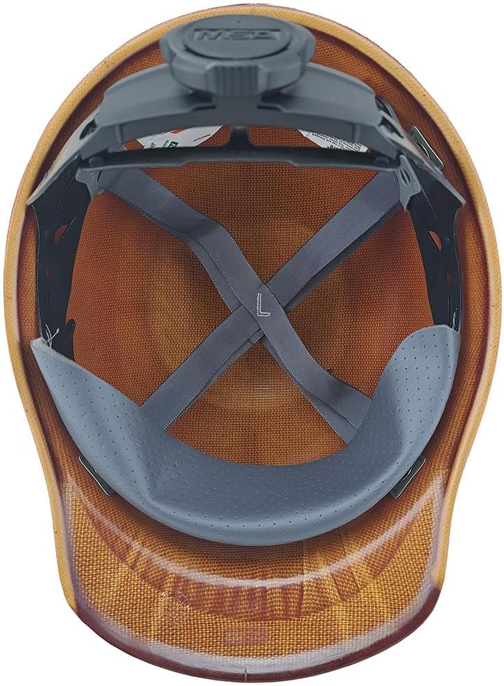Texas America Safety Company Custom Skullgard Large Cap Style Hard Hat Brim, Jumbo Size Safety Hard Hat Shell with 4 Point Ratchet Suspension, Work Hats for Large Men with Tote ()