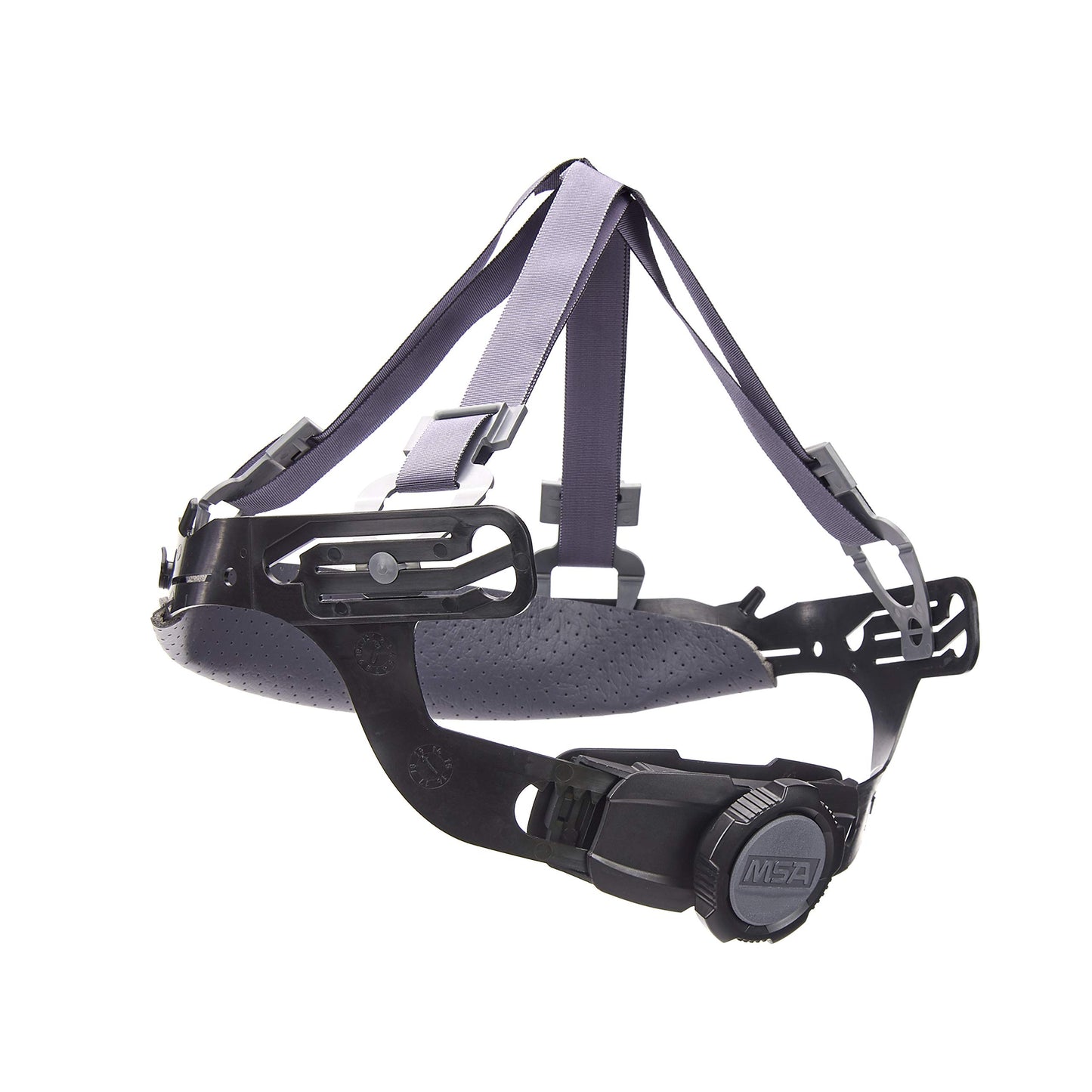 MSA 10126693 Fas-Trac III Replacement Suspension - 4-Point Attachment, Size: Large, Skullgard Helmet Accessory, Cap-Style Hard Hat Suspension, Adjustable Component, Replaceable & Durable Gear, BLACK