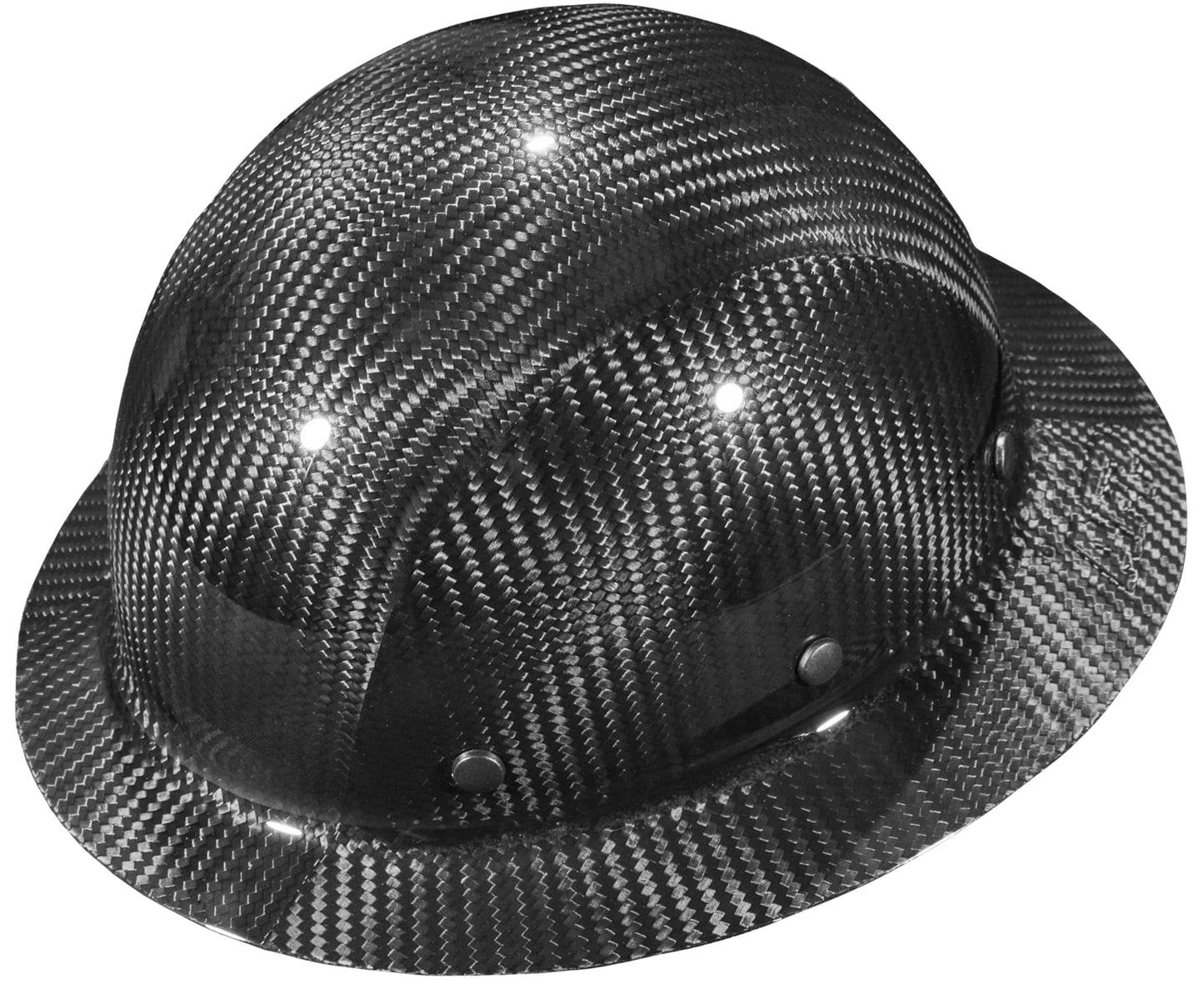 AFP Fiber Full Brim Hard Hat | 6 Point Ratchet Suspension | OSHA & ANSI Rated | Hard Hats for Men | Premium Construction Helmets for Safety
